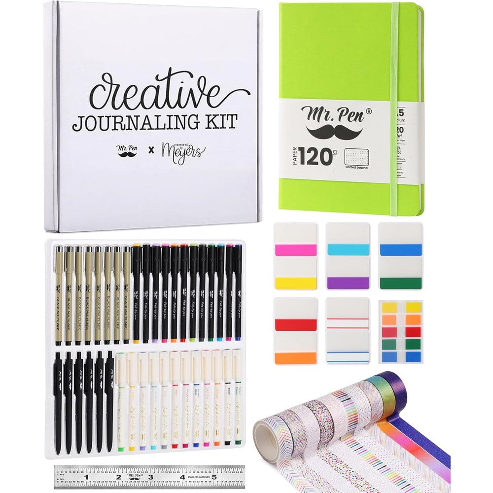 Mr. Pen Creative Journaling Kit 300-piece set front packaging view