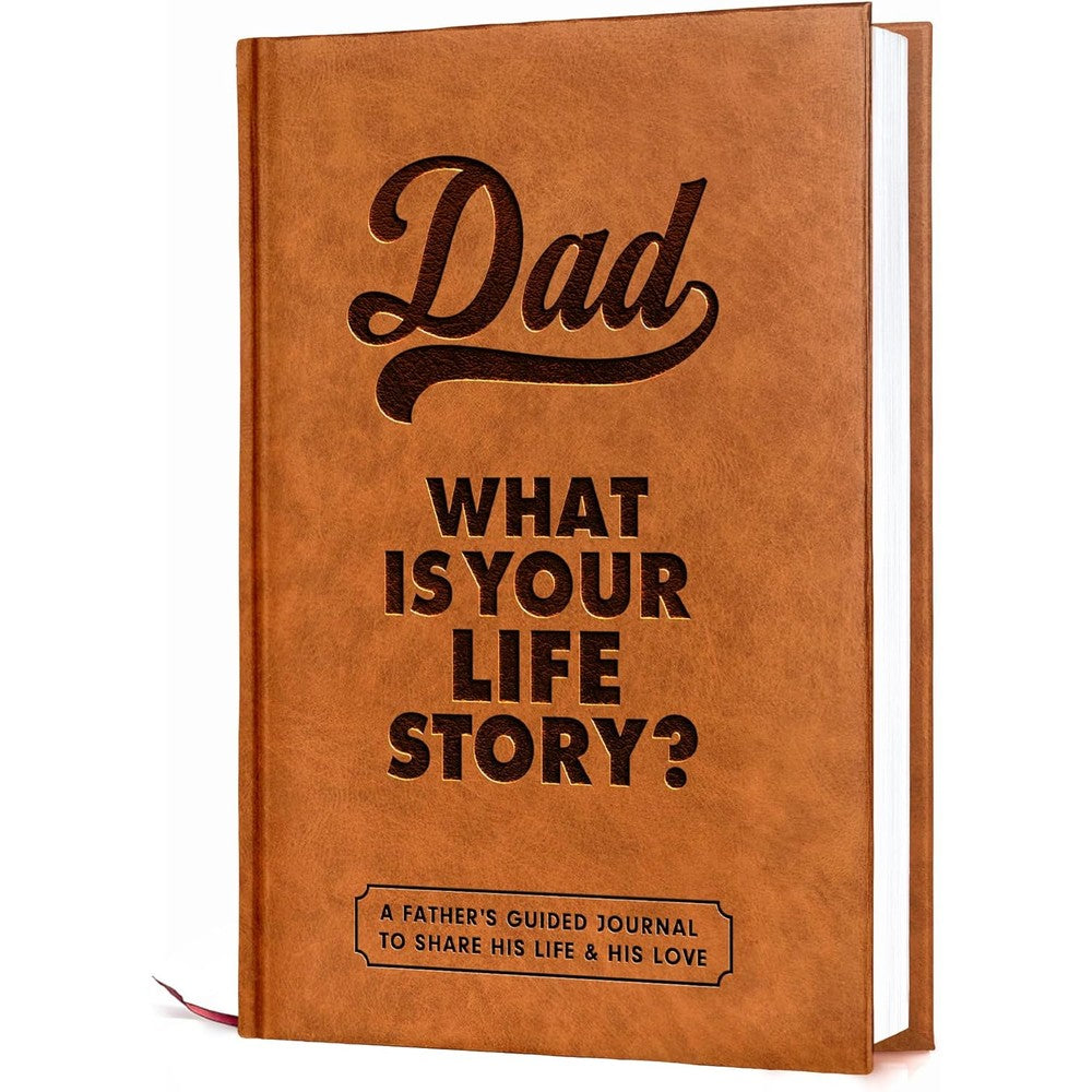 Bravebug Dad Life Story Guided Journal front cover view