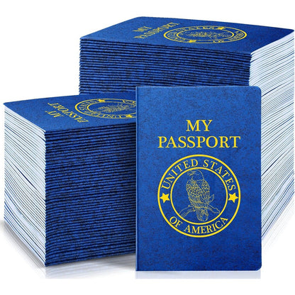 Woanger blank passport notebooks for kids front view