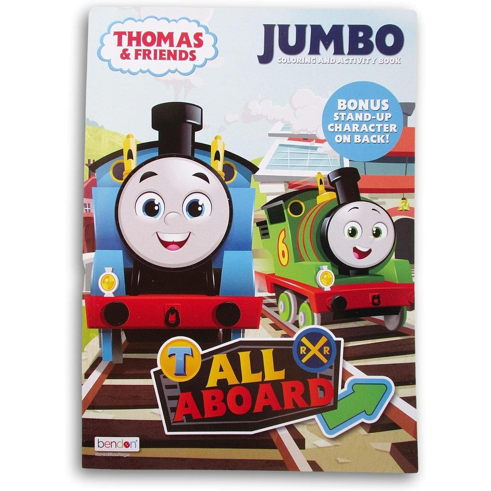 Generic Thomas and Friends coloring and activity book front cover