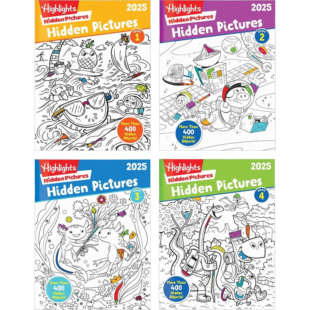Highlights Hidden Pictures 2025 activity book pack front cover view
