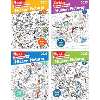 Highlights Hidden Pictures 2025 activity book pack front cover view