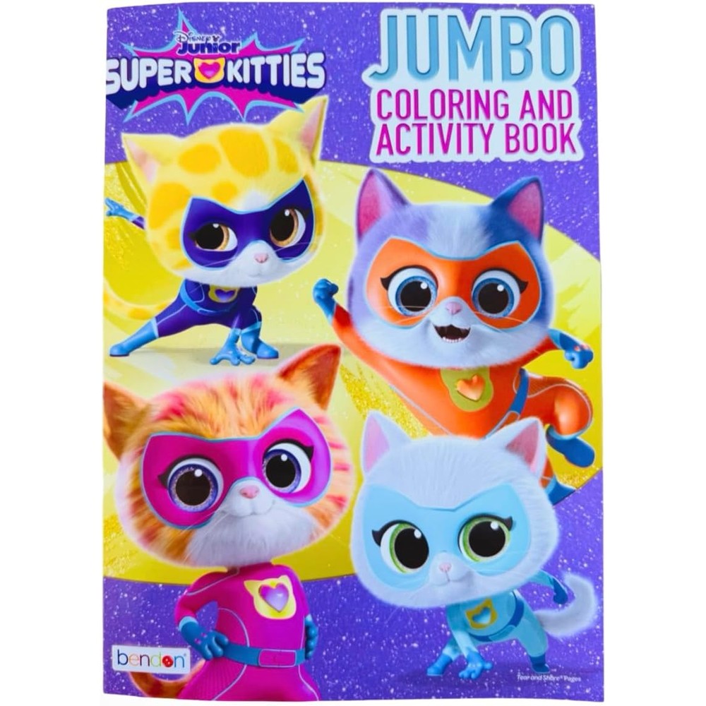 Making The Grade Super Kitties coloring and activity book front cover