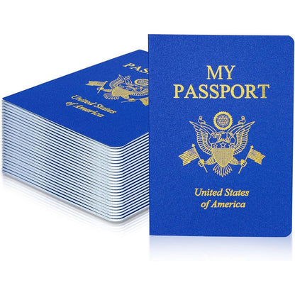 Xiisvint 30 pieces blank passport notebook set front view