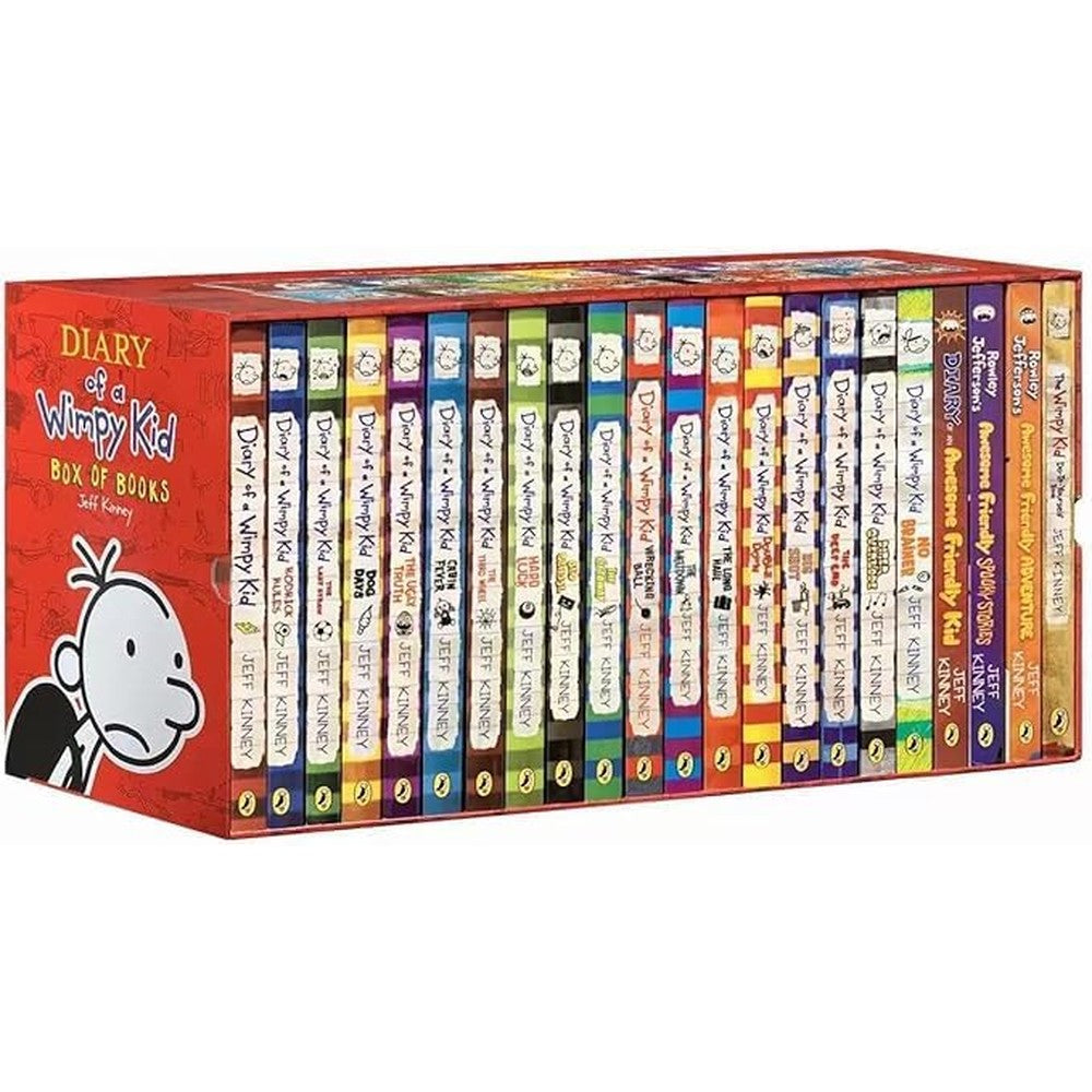 Semyuin Diary of a Wimpy Kid 1-24 book collection front box view