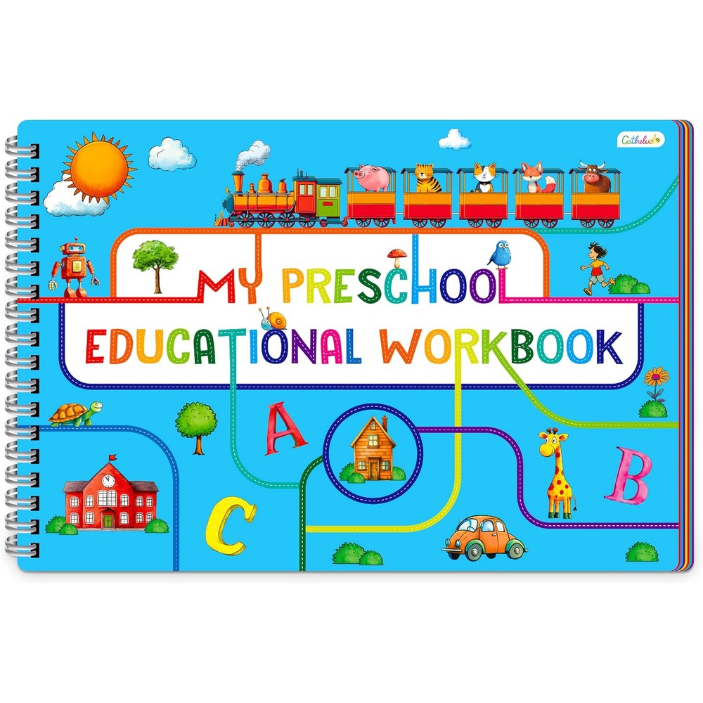 Gethelud handwriting practice book front view showing educational preschool workbook tracing cover