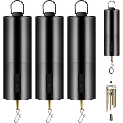 Honoson hanging black rotating wind spinner motor front view