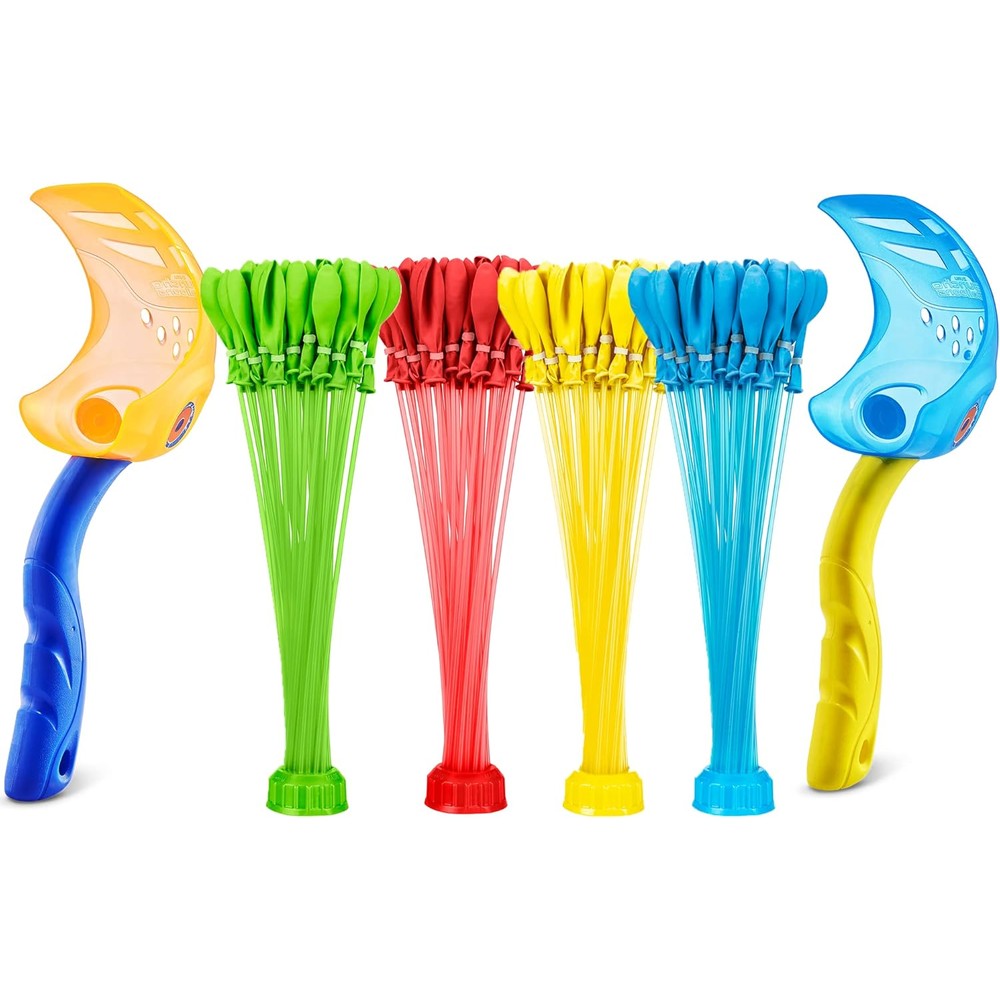 Bunch O Balloons launcher two pack and four stems front view authentic water toy