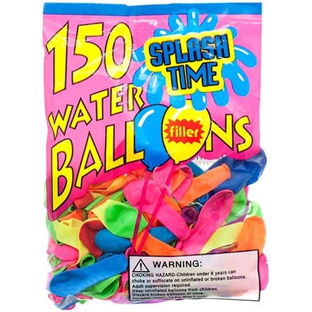 Sweet Online Deal Water Wars Sports Water Balloon Refill Kit packaging front view showing multicolored latex balloons.