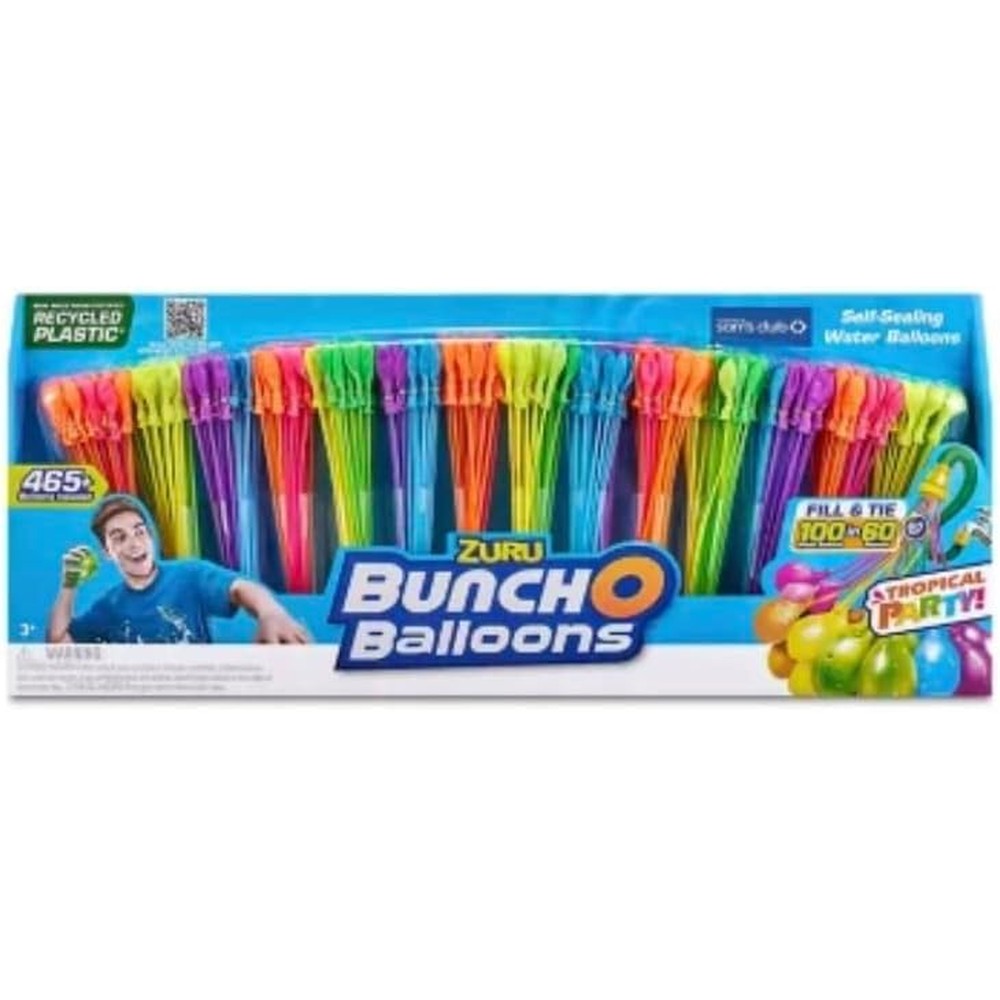 ZURU Bunch O Balloons rapid fill self tying water balloons front retail packaging view
