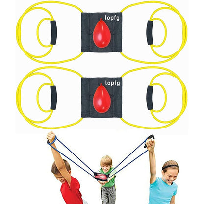 Lopfg water balloon launcher heavy duty outdoor slingshot kit front view