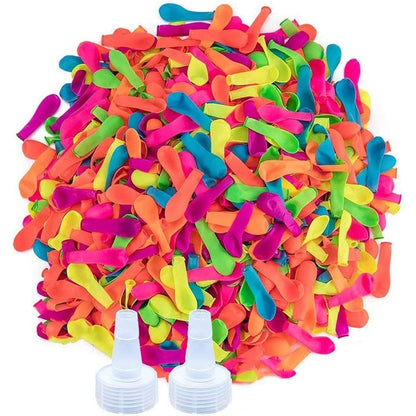Hlonon 2000 Pack Water Balloons front packaging view showing multi color biodegradable latex balloons