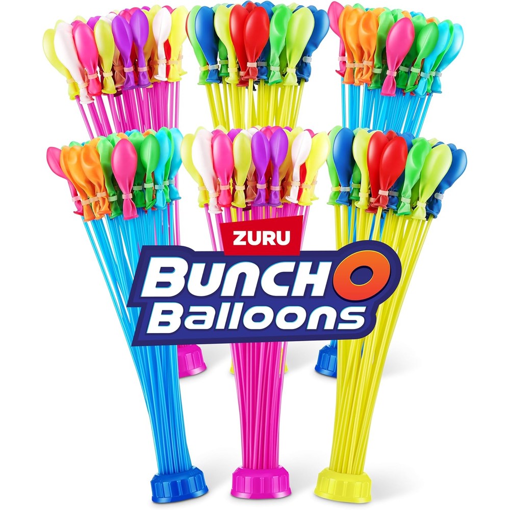 Bunch O Balloons Crazy Color Water Balloons front view packaging for outdoor summer fun