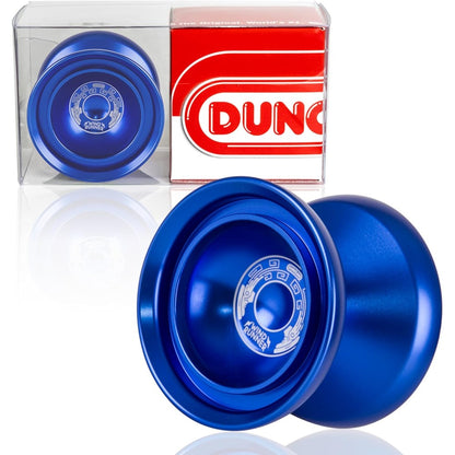 Duncan Toys Windrunner Blue aluminum unresponsive yo-yo front view