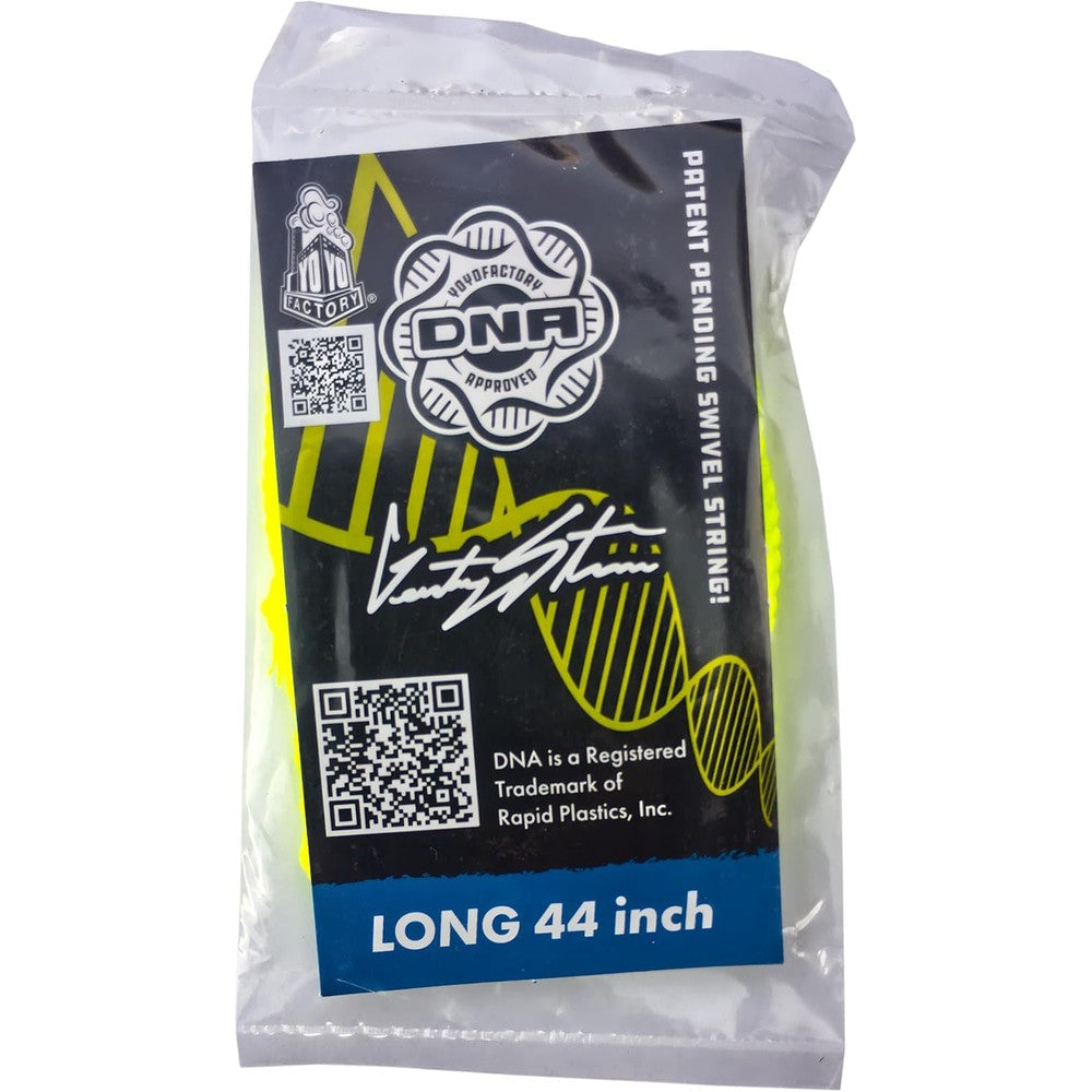 YoYoFactory DNA YoYo Strings set of 3 with swivel long pack front view