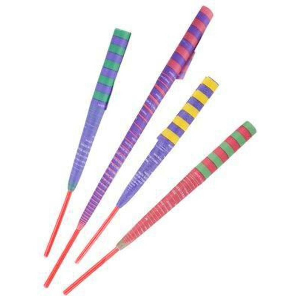 Rhode Island Novelty 6 Inch Chinese Yoyo pack of 12 front view multicolor paper toy