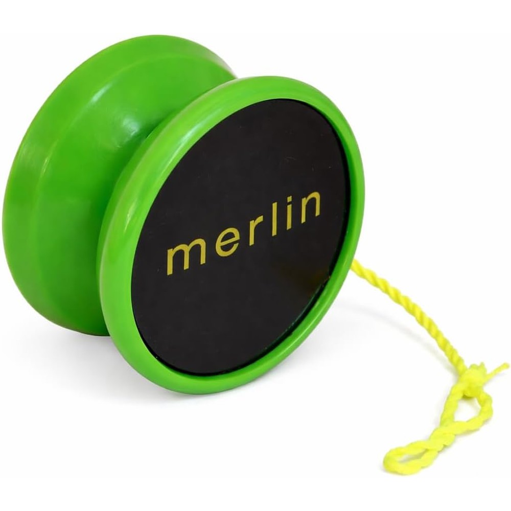 Yoyo King Merlin professional responsive yoyo green front view