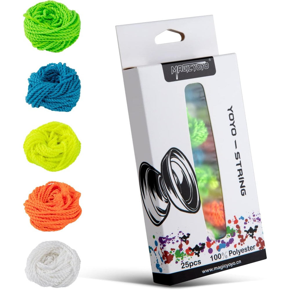Magicyoyo 100 Percent Polyester Professional Yoyo Strings 25 pack