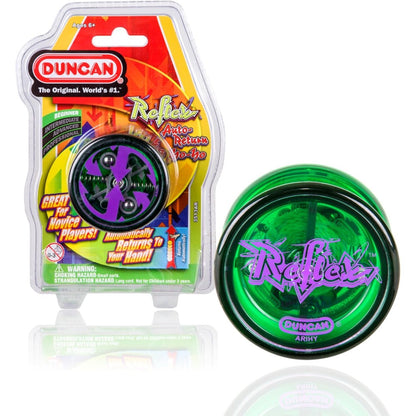 Duncan Toys Reflex Auto Return Yo-Yo green front view