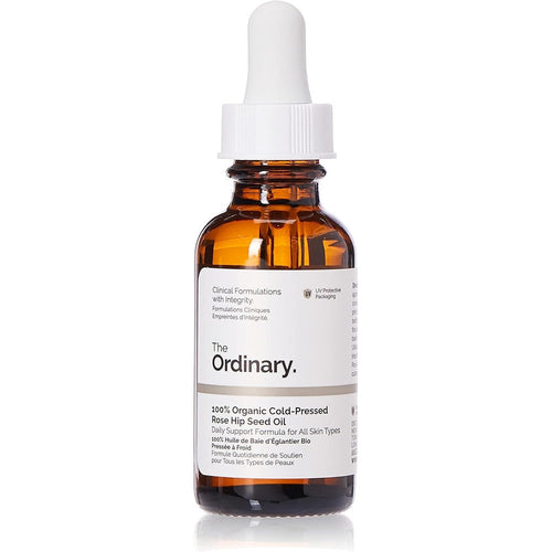 The Ordinary 100% Organic Rosehip Seed Oil for face nourishment and radiance