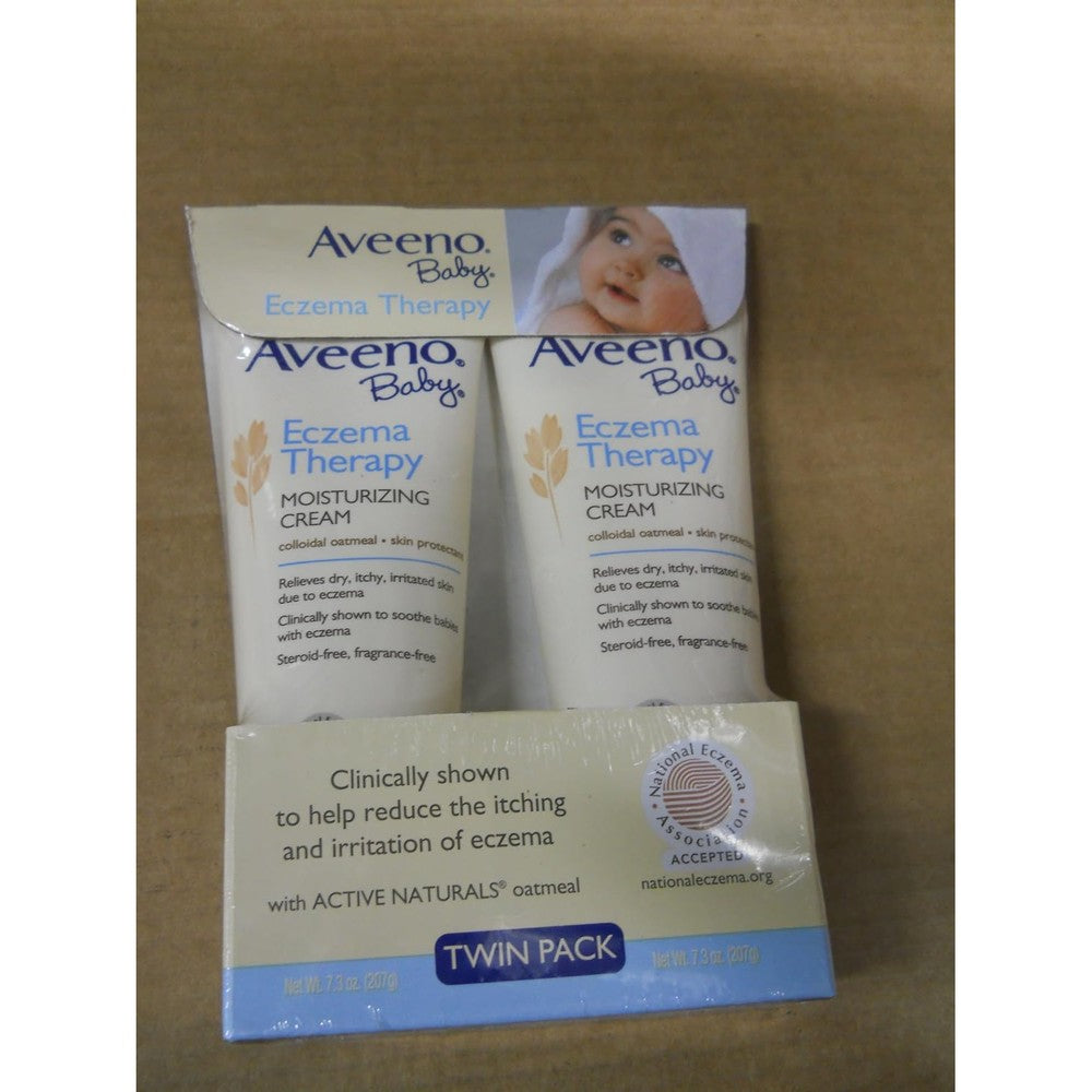 Aveeno Baby Eczema Therapy Moisturizing Cream jar pack