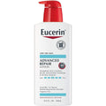 Eucerin Advanced Repair Lotion 500ml pump bottle 6 pack for very dry itchy skin fragrance-free