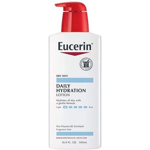 Eucerin Daily Hydration Lotion 16.9oz fragrance free for dry and sensitive skin