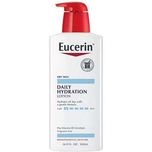Eucerin Daily Hydration Lotion 16.9oz fragrance free for dry and sensitive skin