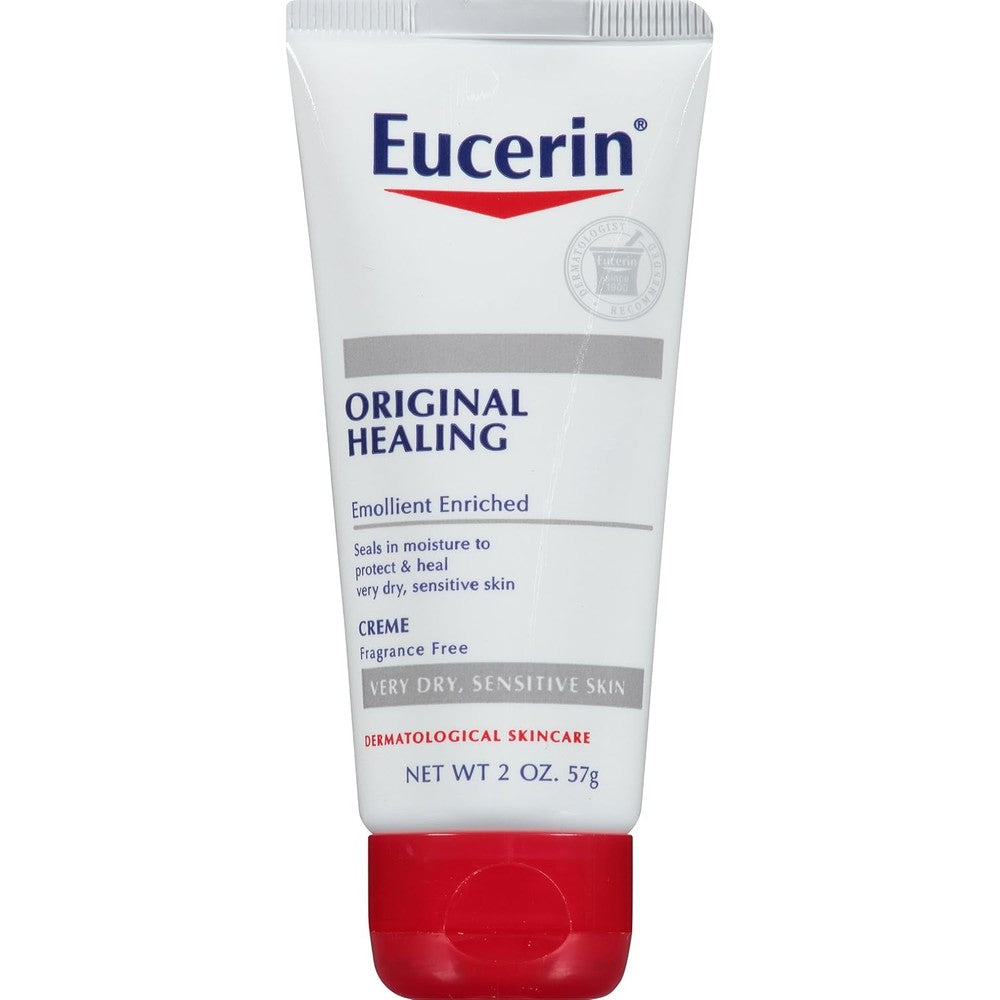 Eucerin Original Healing Cream 2oz fragrance free tube for extremely dry sensitive skin