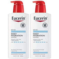 Eucerin Daily Hydration Body Lotion 16.9oz 2 pack fast-absorbing non-comedogenic daily moisturiser