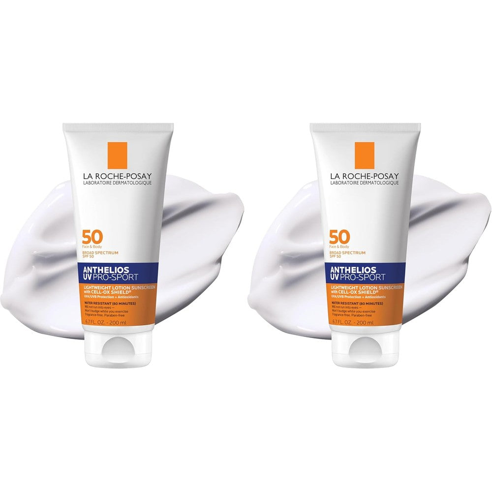 La Roche-Posay Anthelios SPF 50 sport sunscreen for active outdoor activities