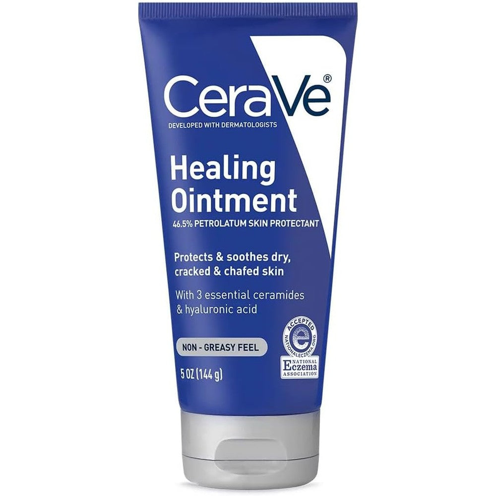 CeraVe Healing Ointment 5 oz with petrolatum and ceramides for cracked dry chapped skin relief