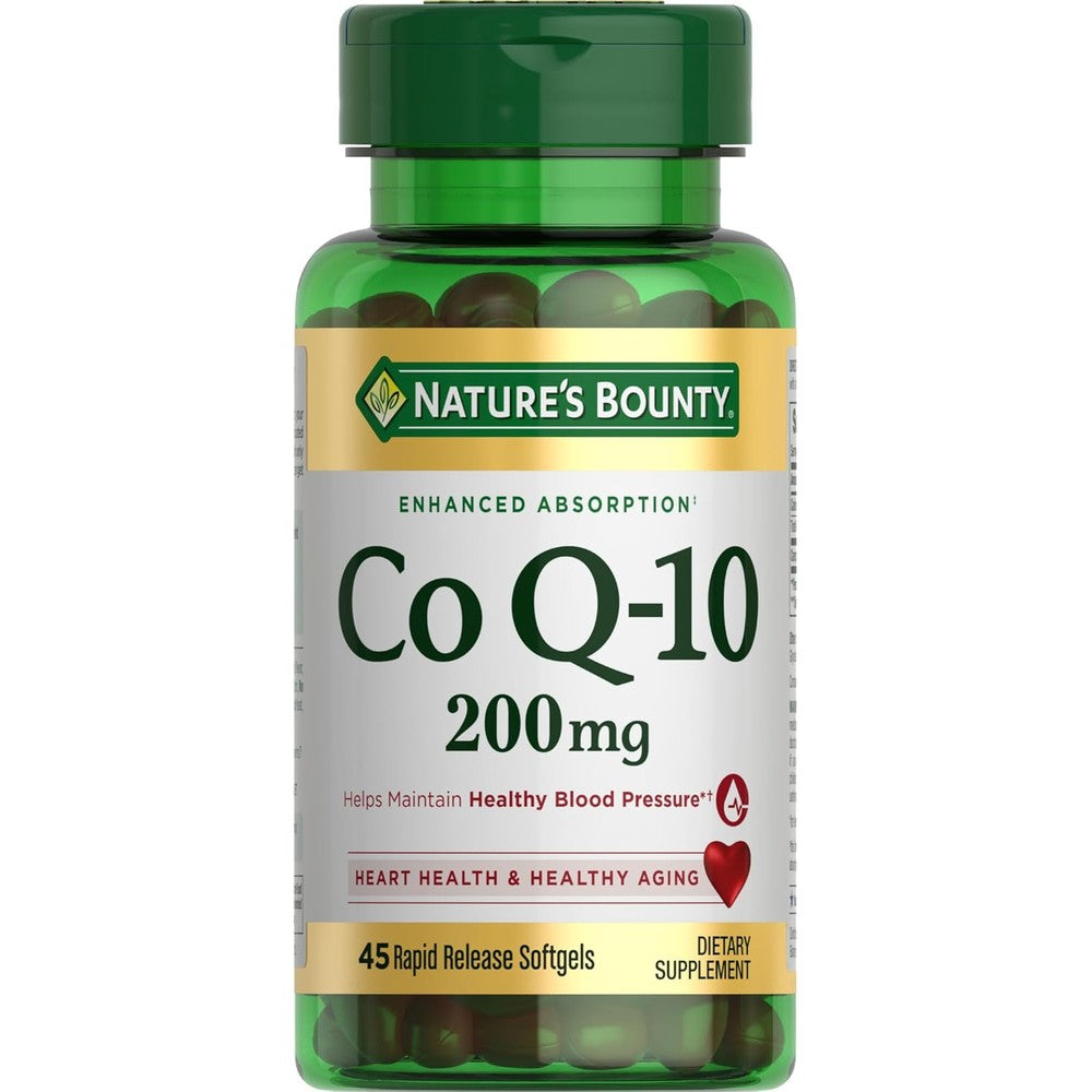 Nature's Bounty CoQ10 200 mg Q-Sorb Softgels 45 Count
