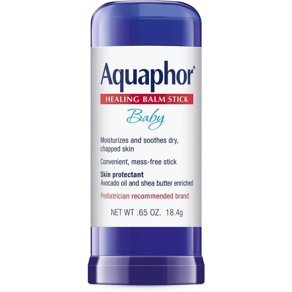Aquaphor Baby Healing Balm Stick front view skin protectant for sensitive skin
