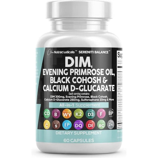 Clean Nutraceuticals Sereniti Balance hormonal support supplement bottle front view