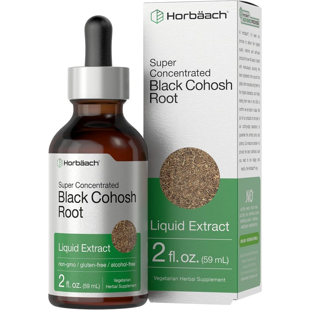 HorbÃ¤ach Black Cohosh Root Tincture front view bottle