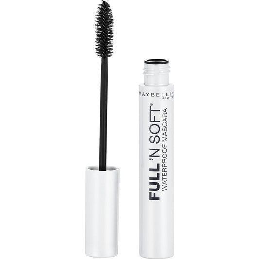 Maybelline Full 'N Soft Waterproof Mascara for Volumizing and Thickening Eyelashes, Very Black 311, 8 Milliliters, 1 Count