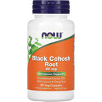 Now Foods Black Cohosh Root 80 mg bottle front view