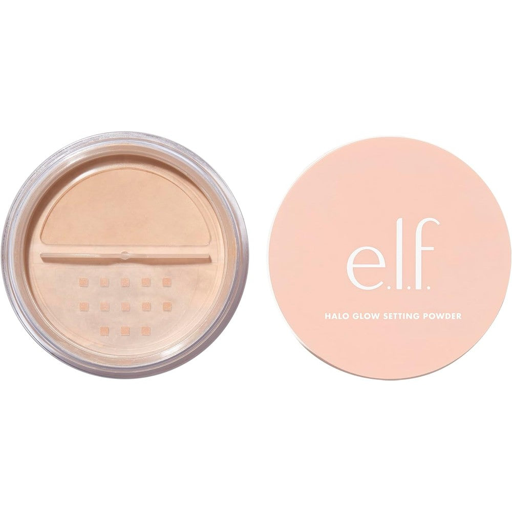E.l.f. Halo Glow Soft Focus Setting Powder Medium front view jar