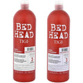 TIGI Bed Head Urban Antidotes Resurrection Shampoo and Conditioner twin pack front view professional hair repair kit