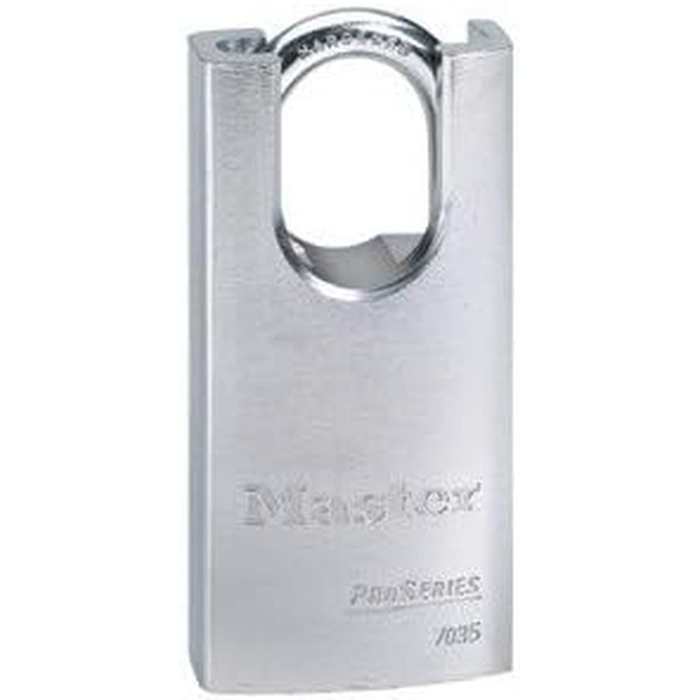 Master Lock 7035 Pro Series solid steel shrouded padlock front view