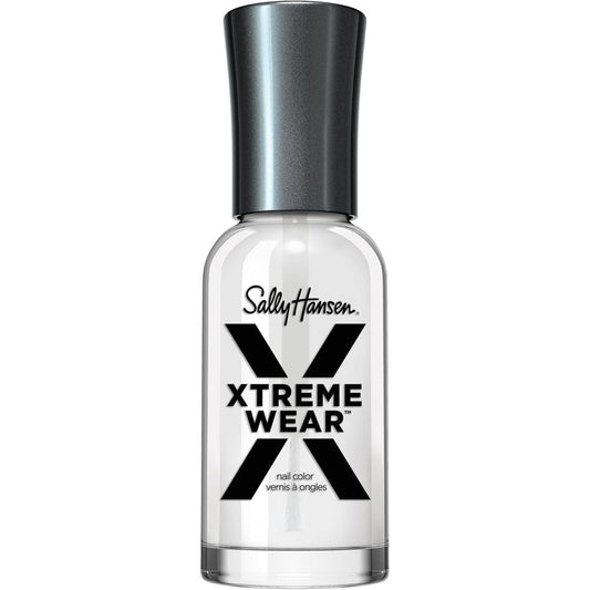 Sally Hansen Hard As Nails Xtreme Wear High Shine Nail Polish Invisible 100 Clear Finish 11.8 Milliliters