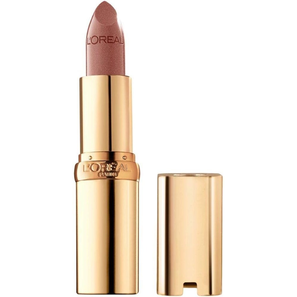 L'Oreal Paris Colour Riche Lipstick Sandstone front view everyday nude lip makeup