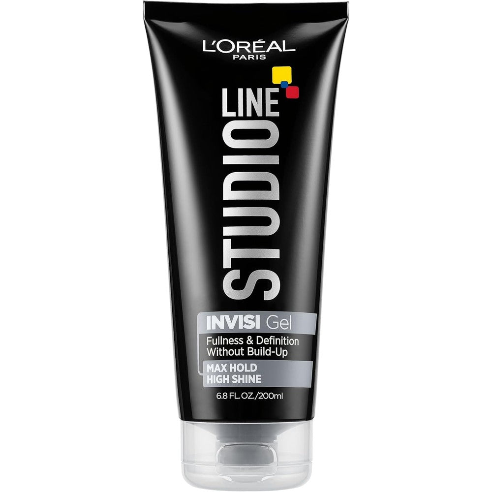 L'Oreal Paris Studio Line Extreme Hold Above It All Invisi Gel Volumizing Hair Gel For Maximum Body And High Shine 6.8 Fluid Ounce