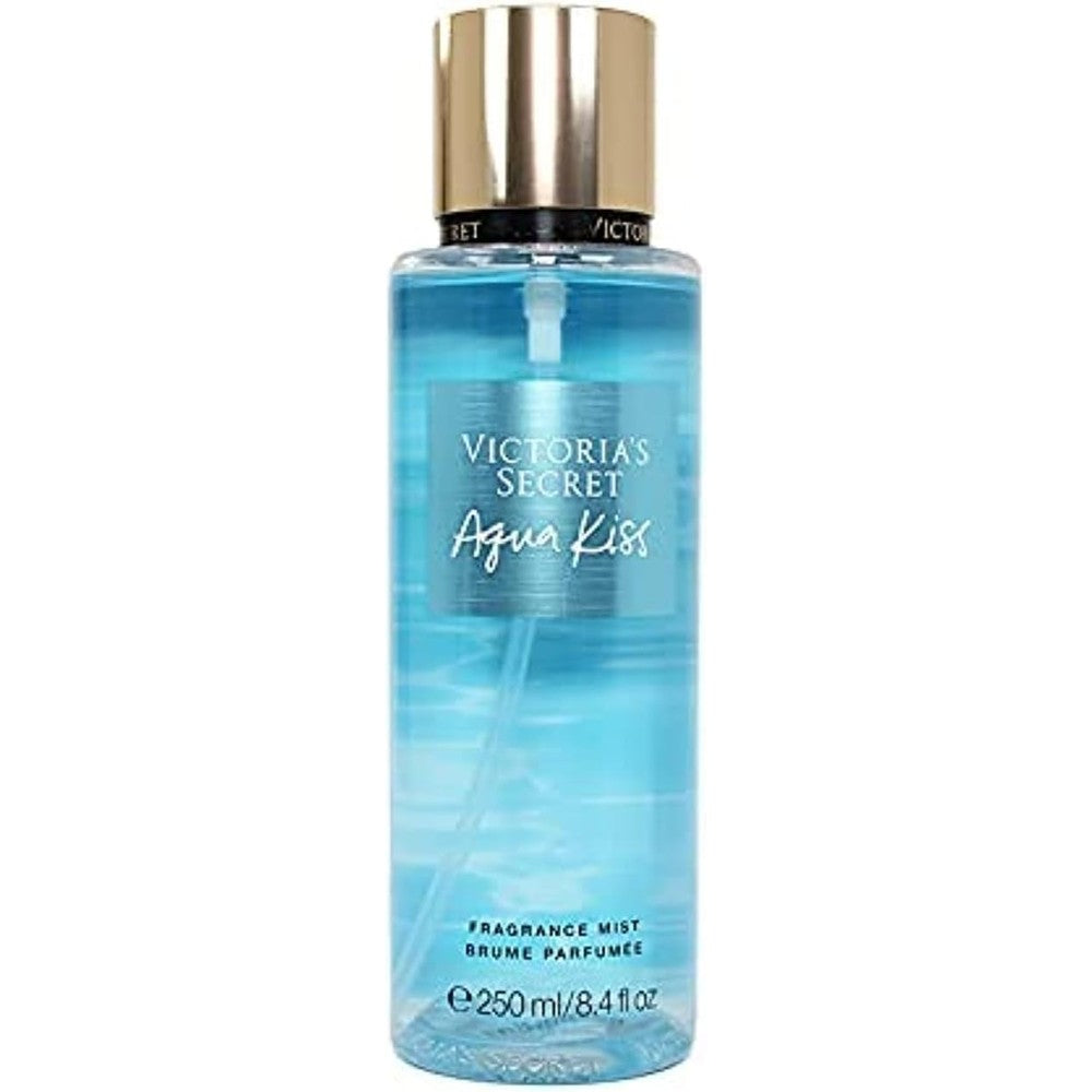 Victoria's Secret Aqua Kiss Body Mist front view bottle