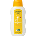 Weleda Baby Calendula Comforting Body Lotion front view bottle packaging.