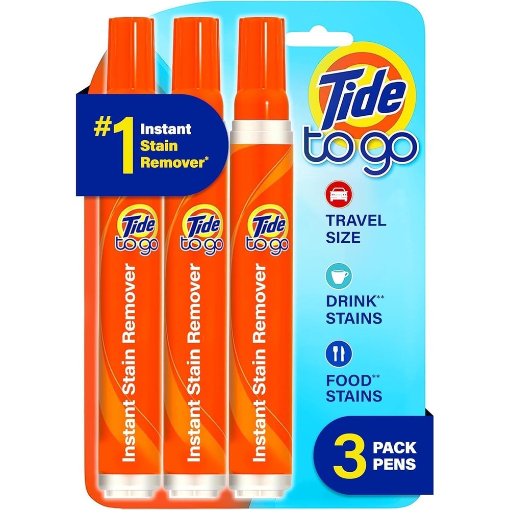 Tide To Go Instant Stain Remover Liquid Pen Fresh Scent Three Count