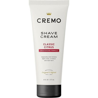 Cremo Original Shave Cream front view showing authentic product packaging