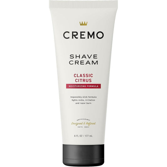 Cremo Original Shave Cream front view showing authentic product packaging
