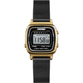 MASTOP Women's Quartz Ultra Thin Watch front view showing the petite silver dial and minimalist metal scale hour marks.